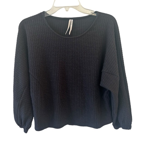 Anthropologie Tops - Anthropologie Black Long Sleeve Top